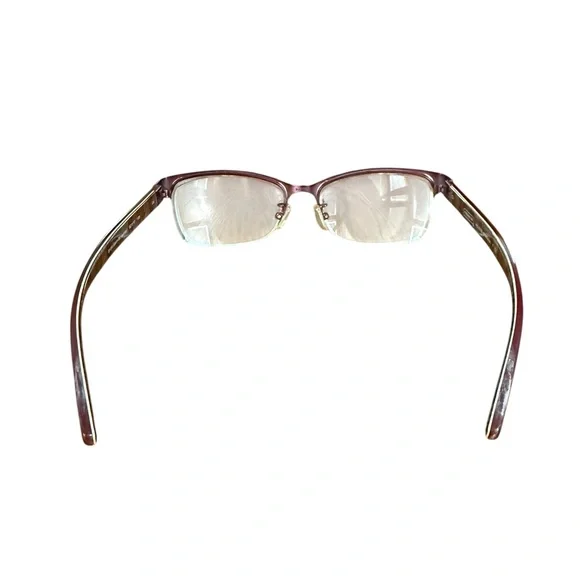 Coach Burgundy Women's Glasses W/Coach Case - Picture 4 of 9
